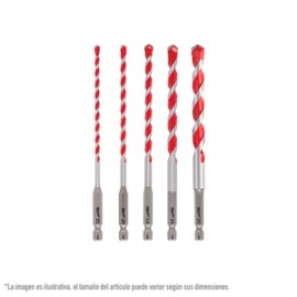 Milwaukee - Brocas De Punta De Carburo Juego 48209051 - QMW48209051