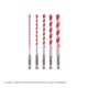 Milwaukee - Brocas De Punta De Carburo Juego 48209051 - QMW48209051