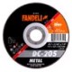 Fandeli - Disco De Corte Estándar Metal Dc205 4 1/2 Plg 10 Pz - HFAS74652