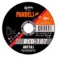Fandeli - Disco Corte Delgado Metal Pro 74396 4 1/2 Plg 10 Pz - HFAS74396