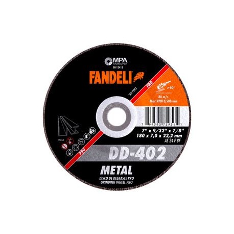 Fandeli - Disco De Desbaste Metal Dd402 7 Plg 5 Pz - HFAS72951