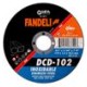 Fandeli - Disco De Corte Metal Inox 73709 4.1/2 Plg 10 Pz - HFAS73709
