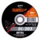 Fandeli - Disco Corte Std Metal Pro Dc203 7 Plg 5 Pz - HFAS72947